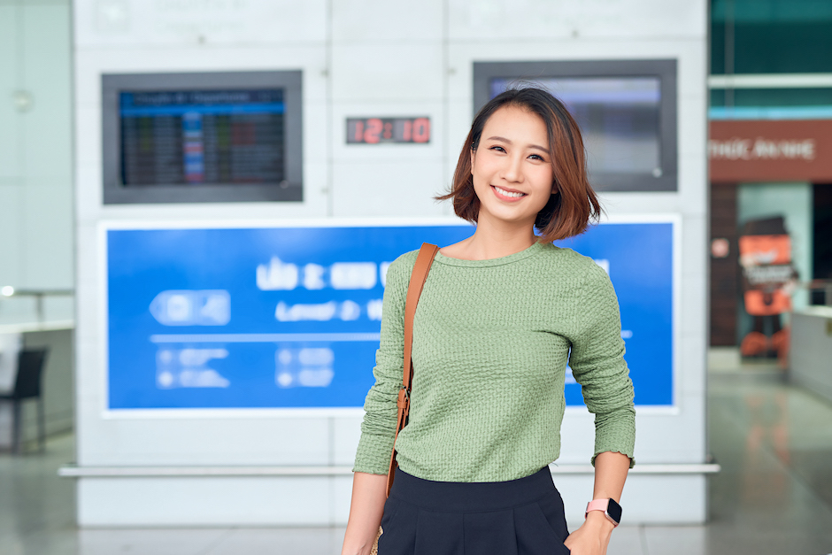 短期滞在（在留資格）の女性の写真